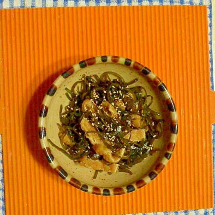 切り昆布と油揚げの炒め煮 レシピ 作り方 By テツオ63 楽天レシピ